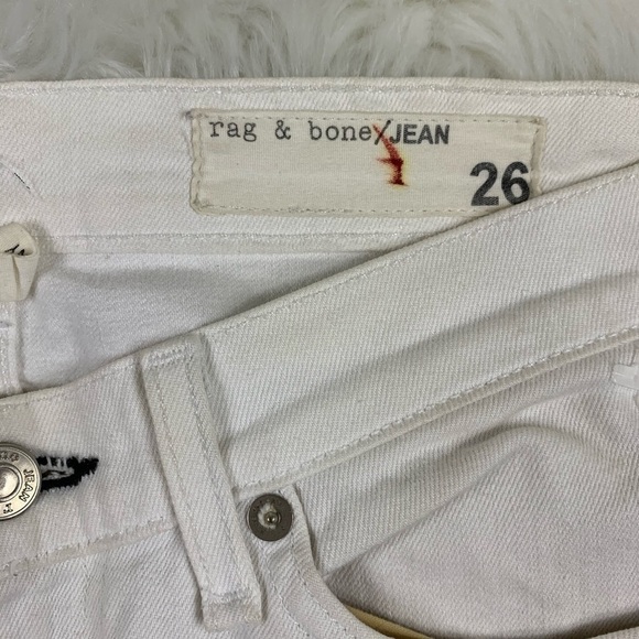 RAG & Bone Women Skinny White Denim Jeans Size 26. - Picture 5 of 8